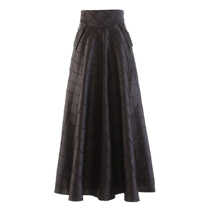 Clothes Streetwear Skirt For Women High Waist A Line Solid Minimalist Midi Skirts Female Summer Fashion Clothes