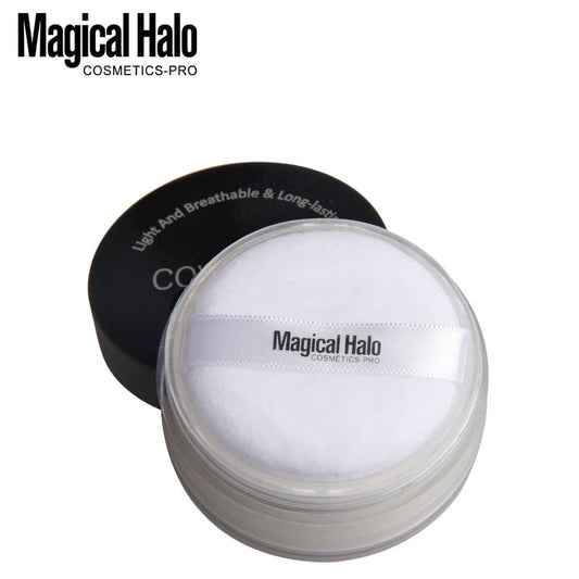 Makeup Magical Halo Three Color Natural Concealer Loose Powder Makeup Powder Waterproof Not Take Off Makeup