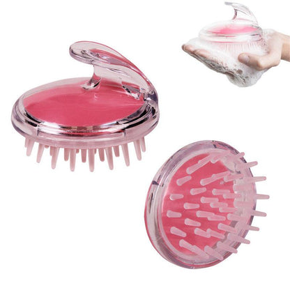 Silicone Head Body To Wash Clean Care Hair Root Itching Scalp Massage Comb Shower Brush Bath Spa Slimming Anti-Dandruff Shampoo