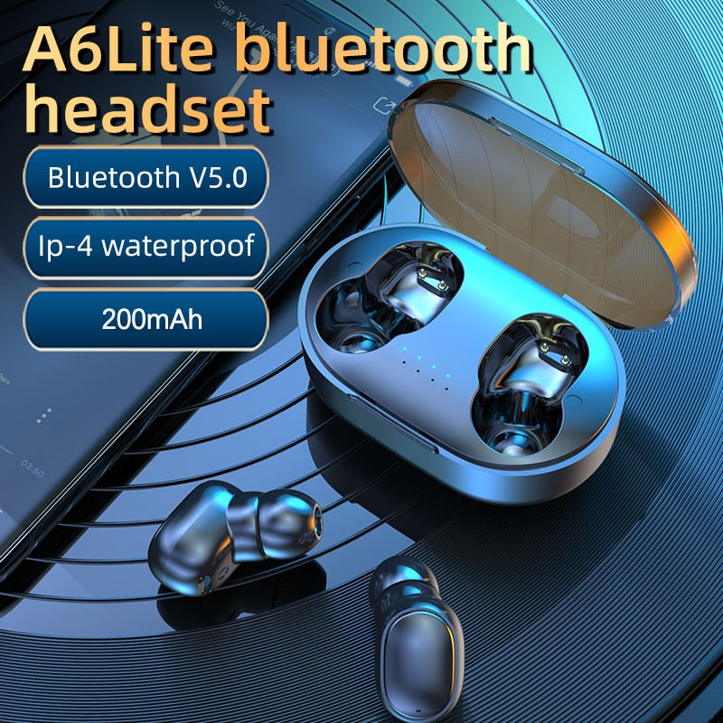 A6s Bluetooth Headset TWS Sports Headset E7s Touch Mini Wireless